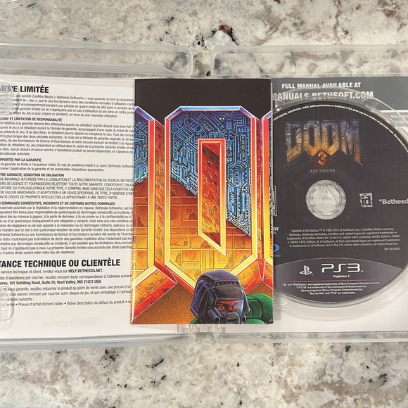 Doom 3 BFG Edition for PlayStation 3 (PS3) Complete CIB - Picture 3 of 4
